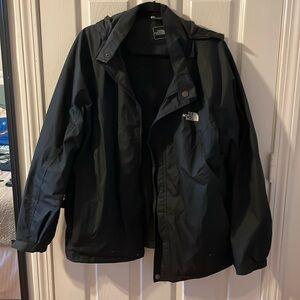 North Face Hoodie Rain Jacket